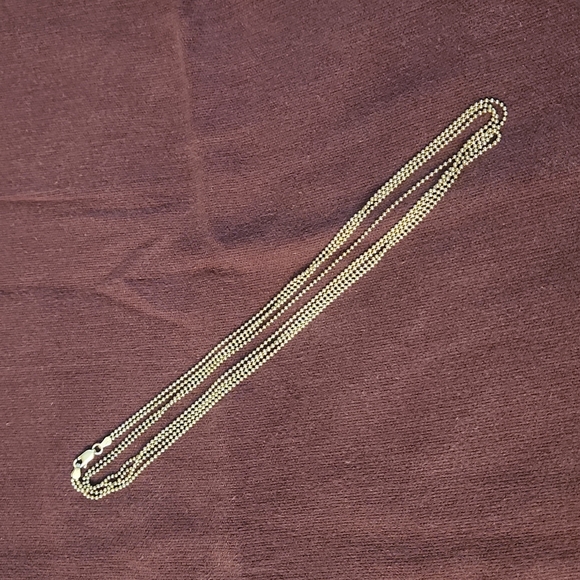 Jewelry - .92 Italian Double strand Silver Necklace